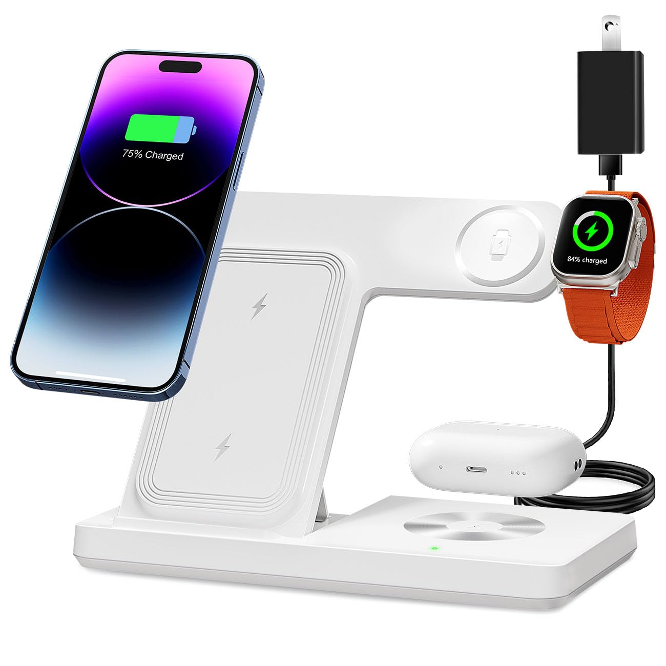 3-in-1 Wireless Charging Stand — Charge Everything. Clutter Nothing.