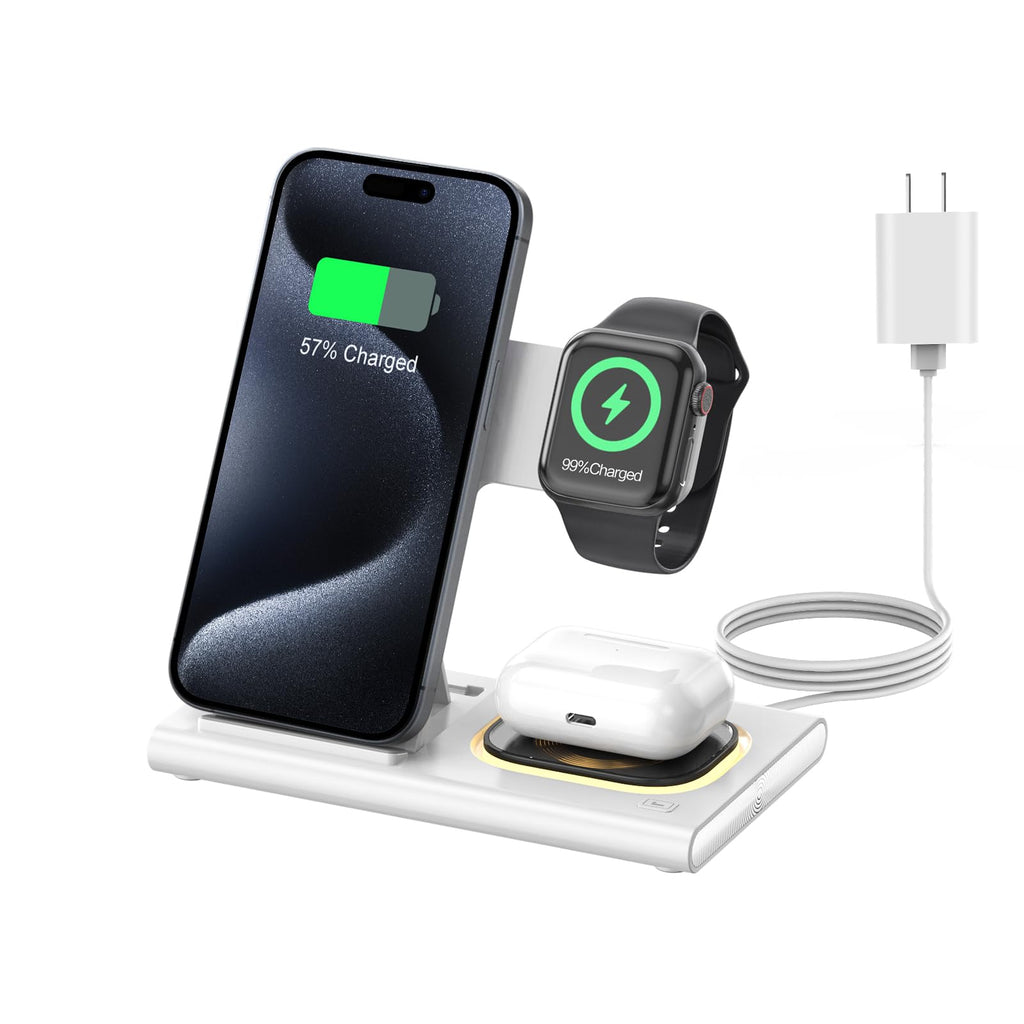 3-in-1 Wireless Charging Stand — Charge Everything. Clutter Nothing.